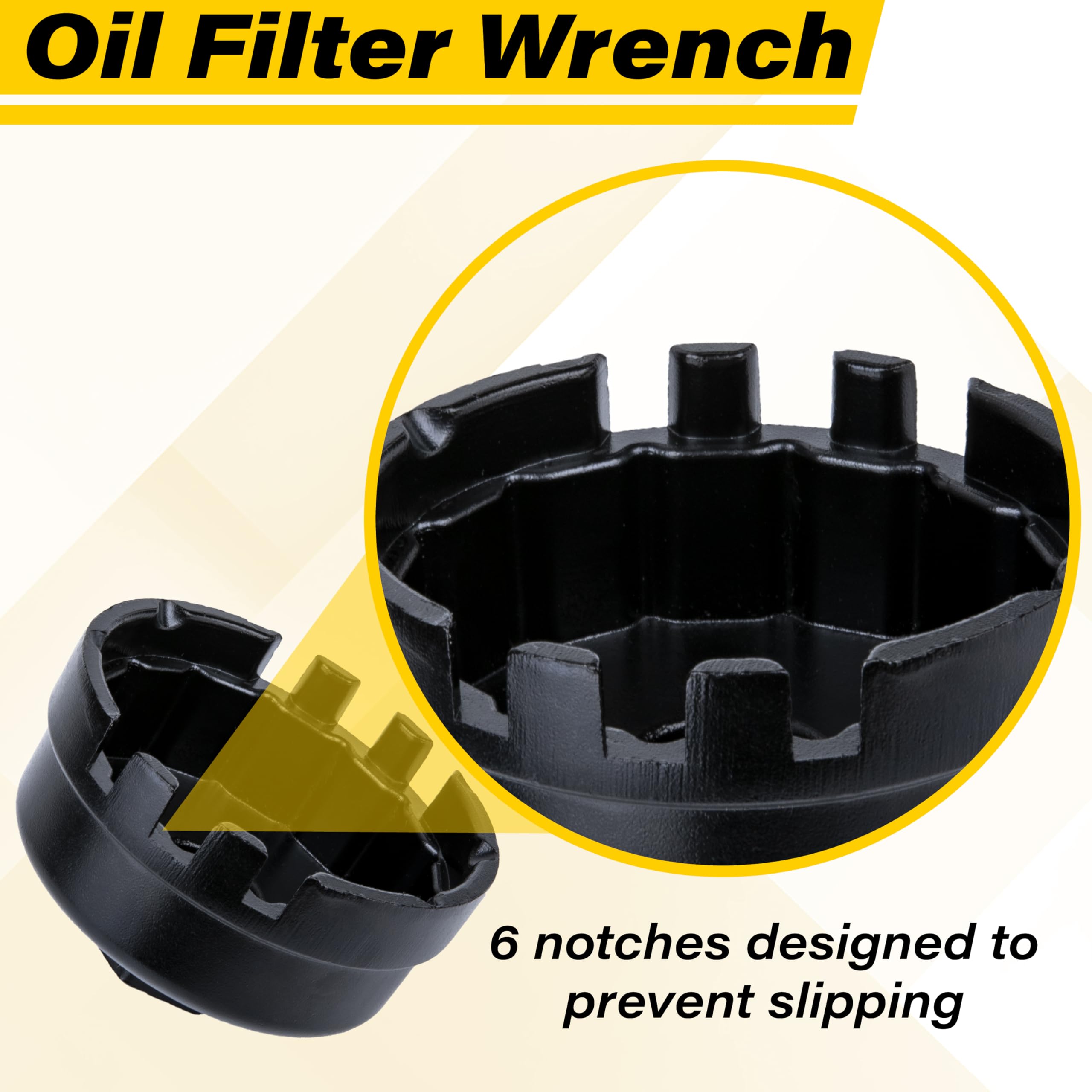 Amazon.com: Oil Filter Wrench, 64mm 14 Flute Oil Filter Removal